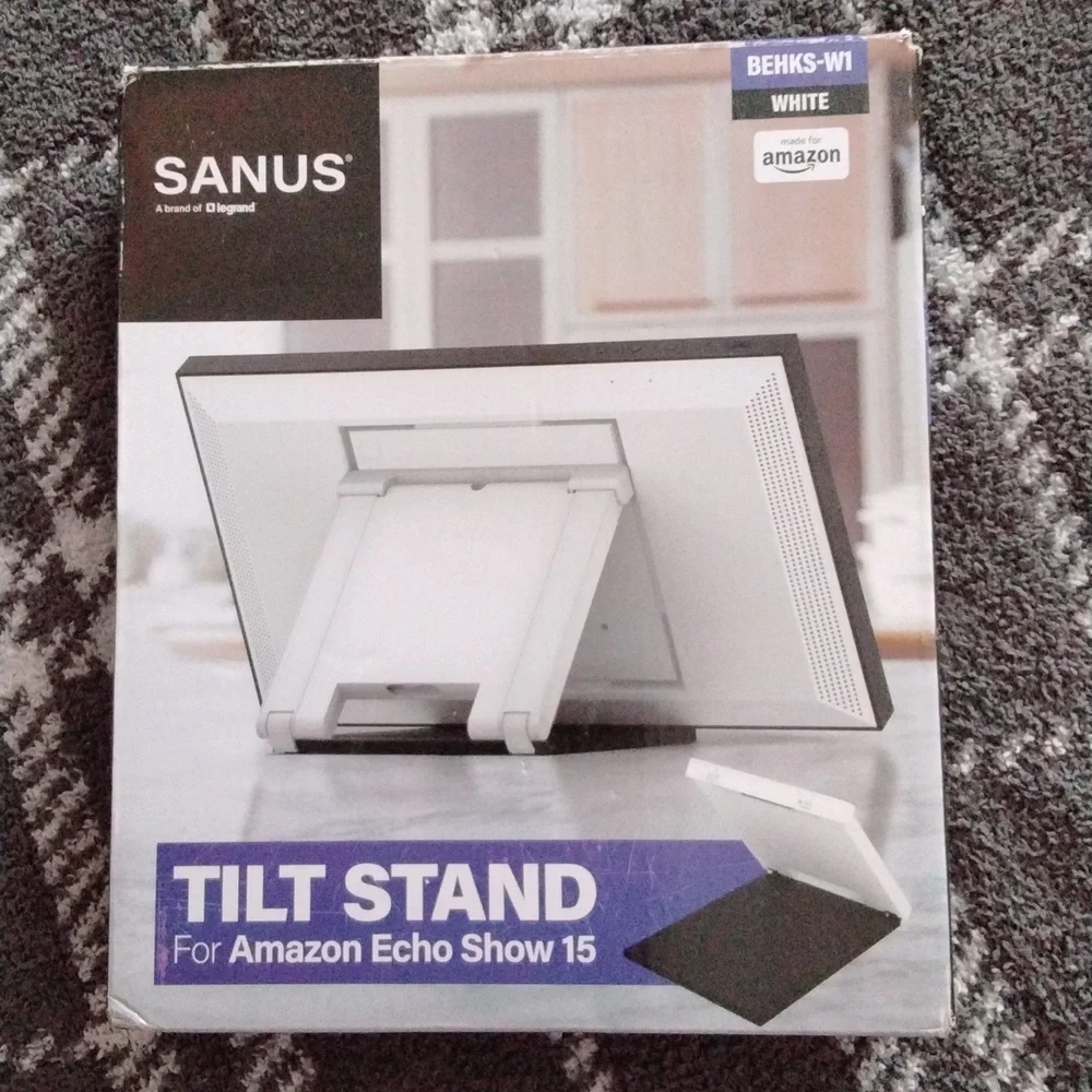 Echo Show 15.6 Black Tablet with Multitasking Capabilities and Minimalist Design